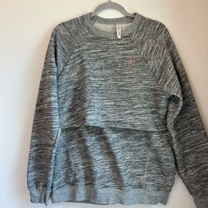Latched Mama: Heather Gray Sweater